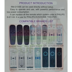 Пульт Philips RM-D1006 универсальный - велике фото 3